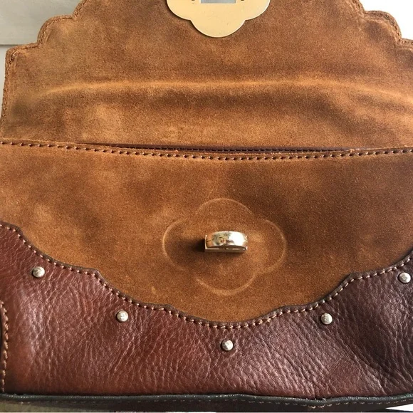 Michael Kors Vintage Brown Leather Purse - Picture 5 of 9